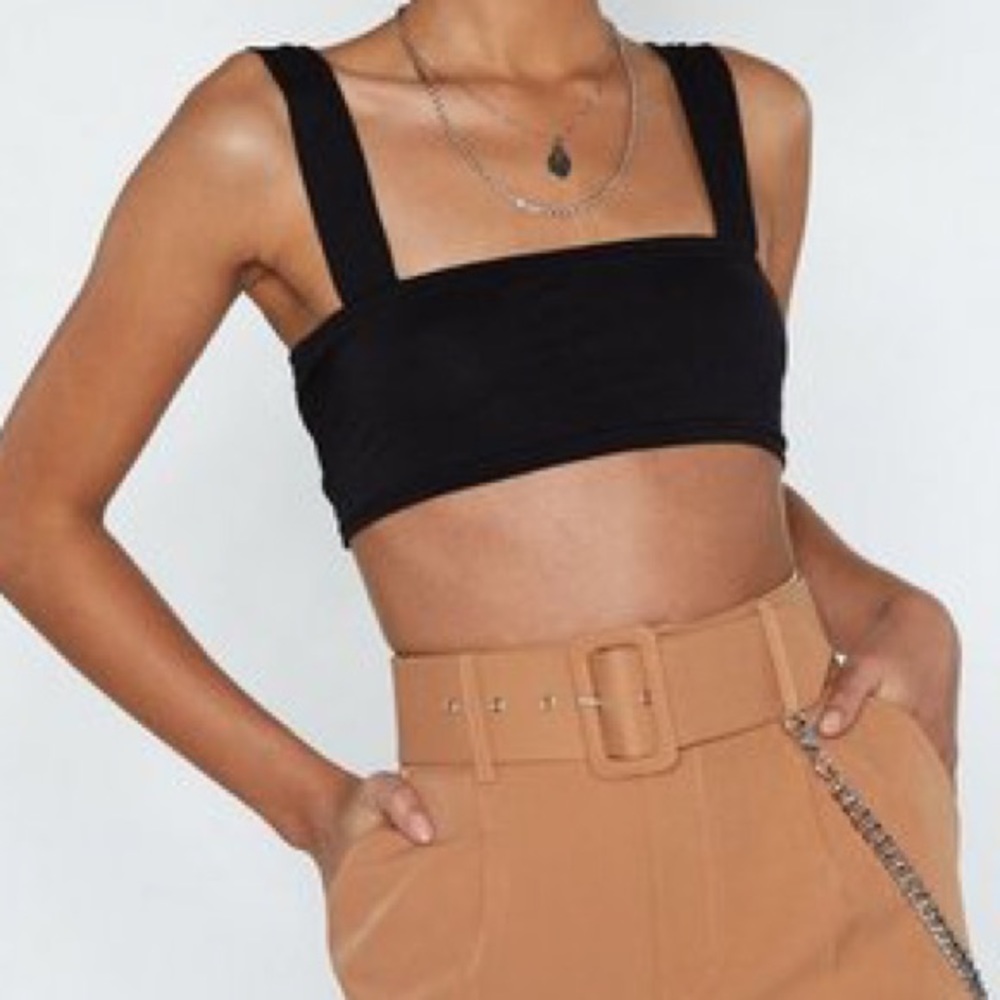 Nasty Gal - Square Enough Crop Top